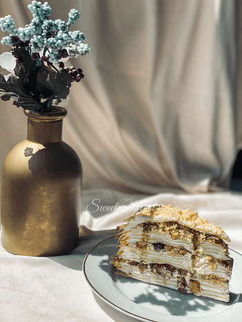 Apple Crumble Mille Crepe