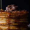 Pile of Pancake With Honey