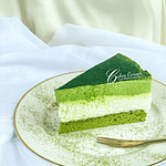 Green Tea Latte Mouse Cake