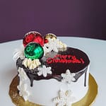 Christmas Ornament Cake (Moist Chocolate Cake)