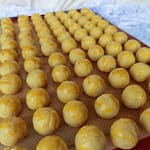 Golden Pineapple Ball (melt in the mouth)