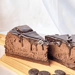 Baked Dark Chocolate Cheesecake